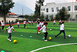 中国的足球和科学体验课程