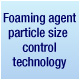 发泡剂粒径控制技术